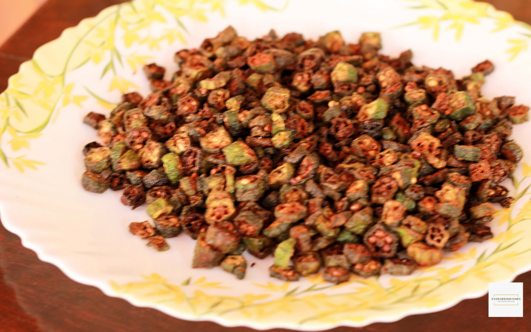 Crispy Bhindi Fry | okra fry