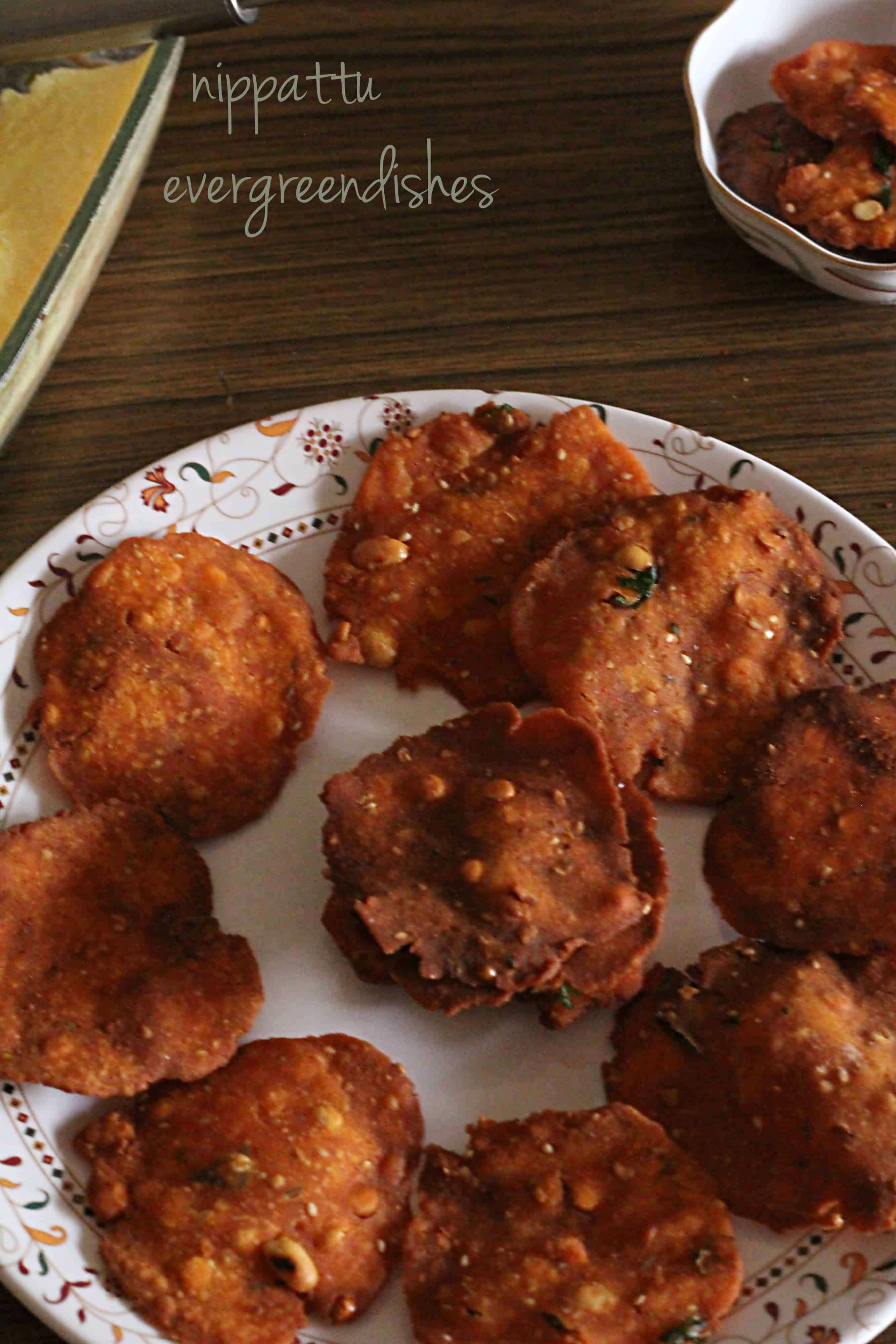 Nippattu| Rice crackers | Karnataka recipe