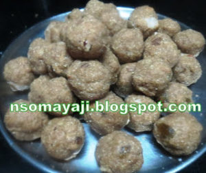 millet walnut ladoo