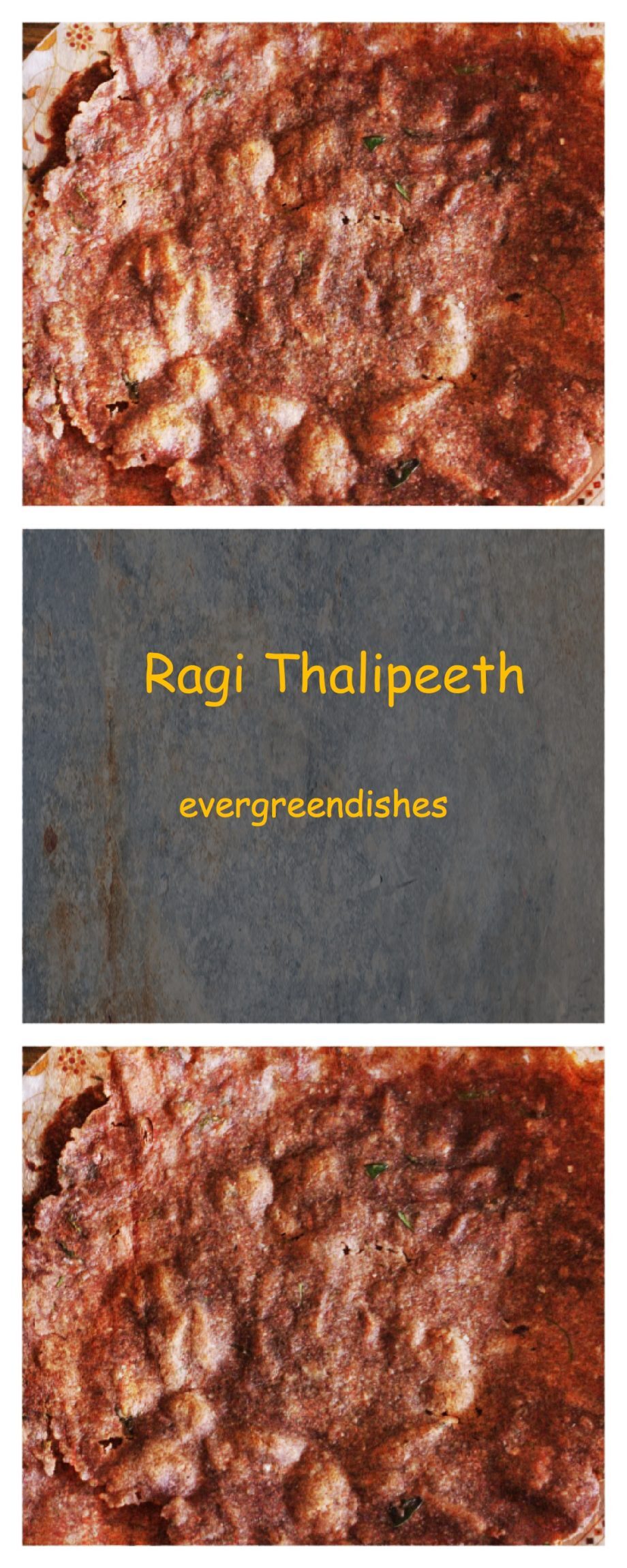 Ragi thalipeeth