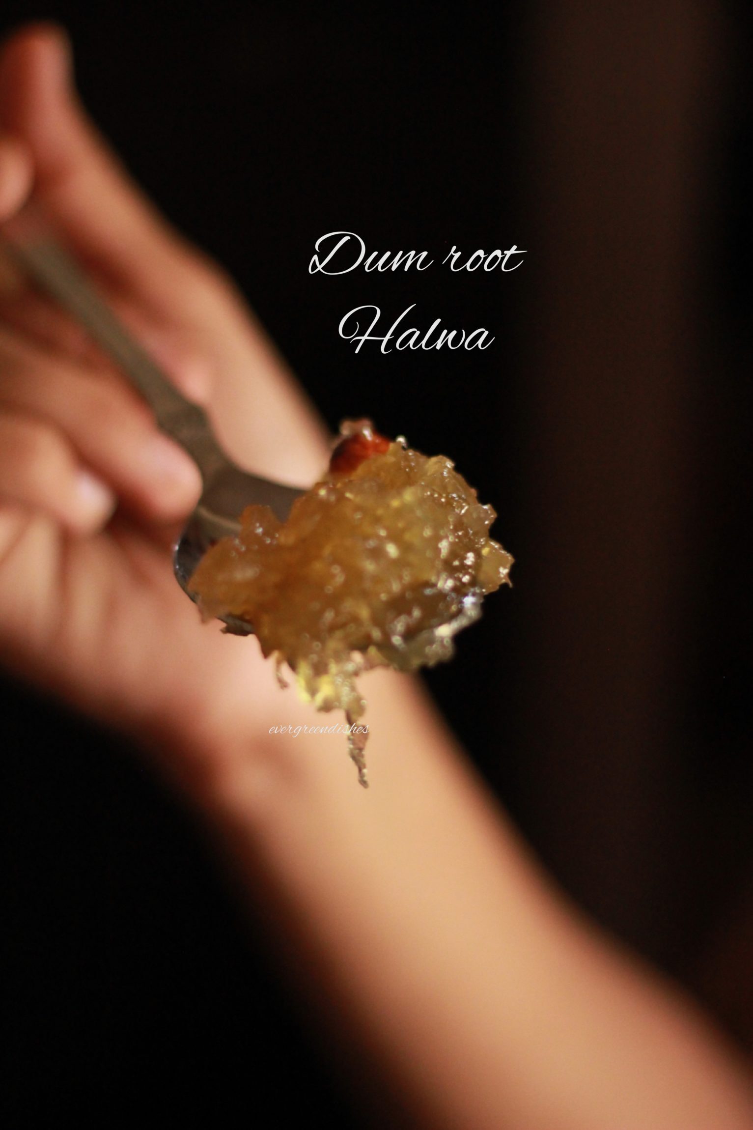 ash gourd halwa / dum root halwa