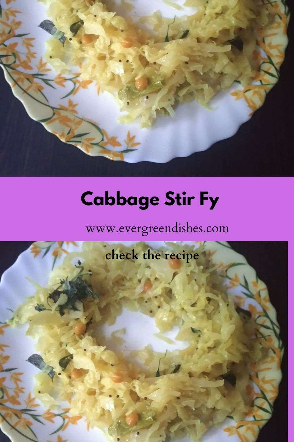 cabbage stir fry cabbage stir fry