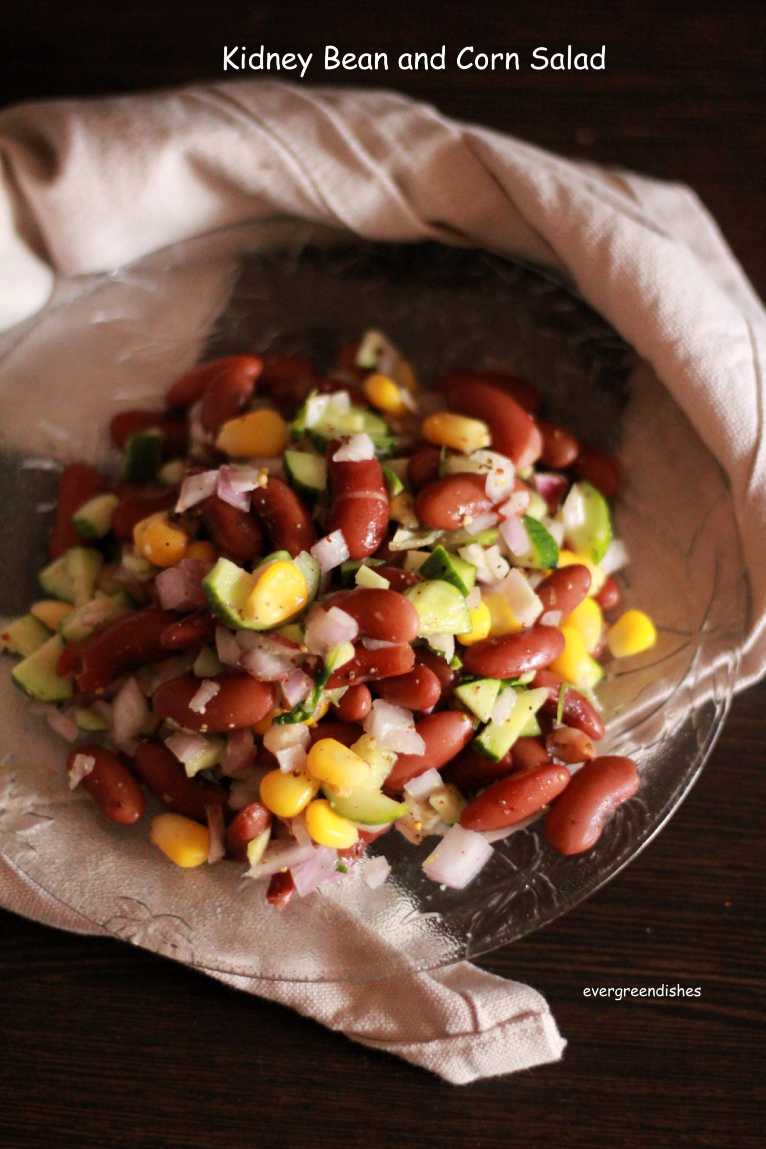 kidney bean and corn salad