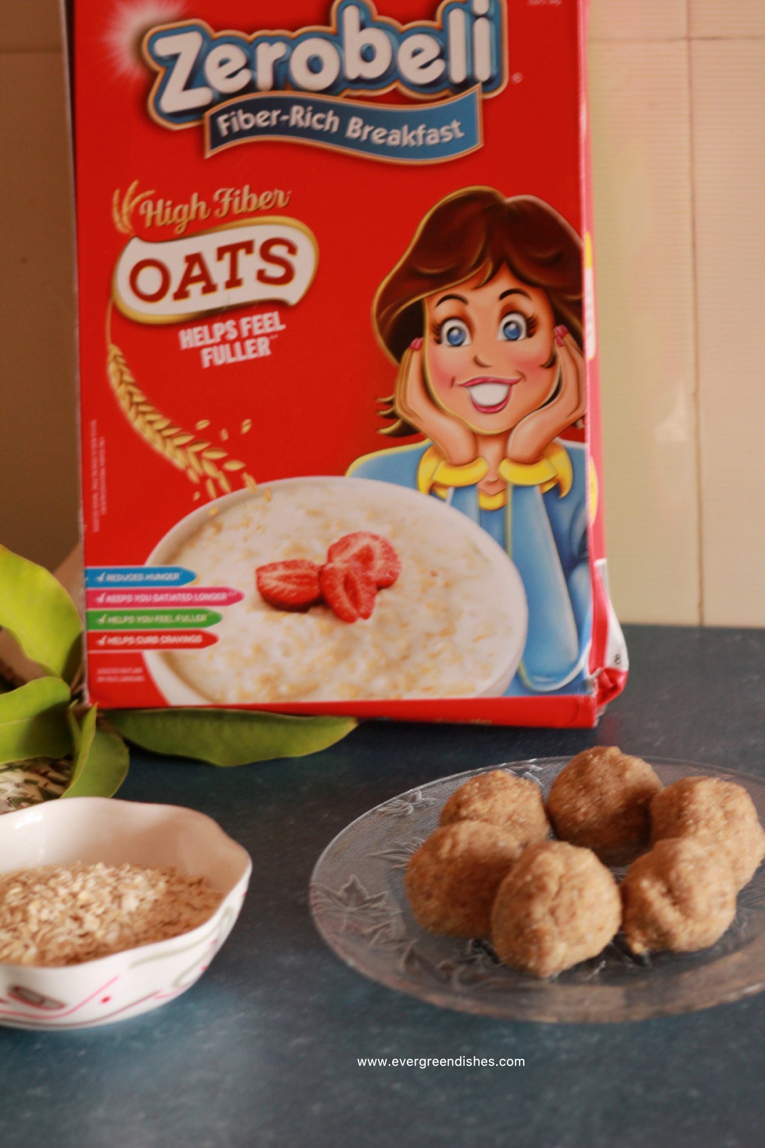 oats ladoo with zerobeli