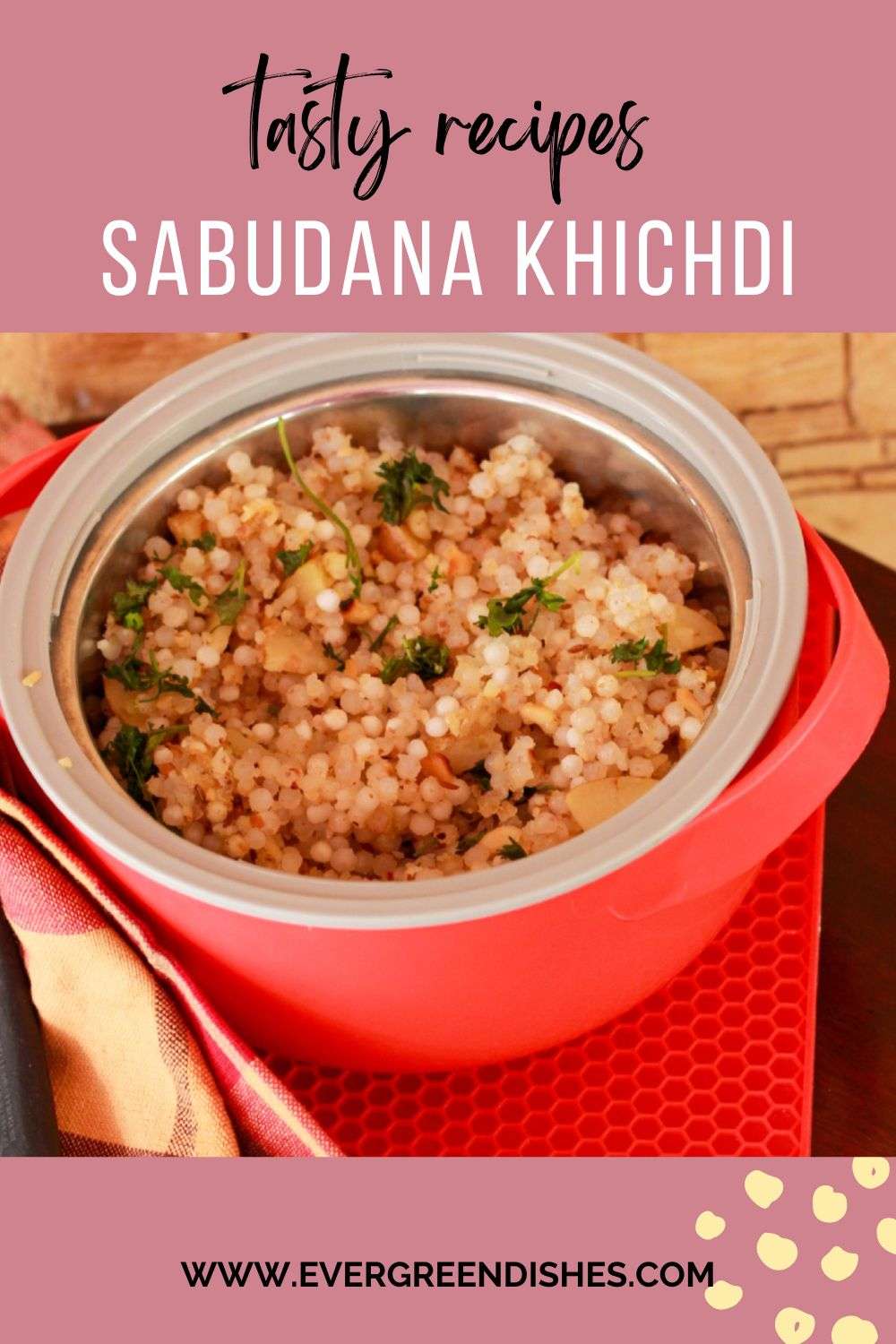 sabudana khichdi casserole of sabudana khichdi