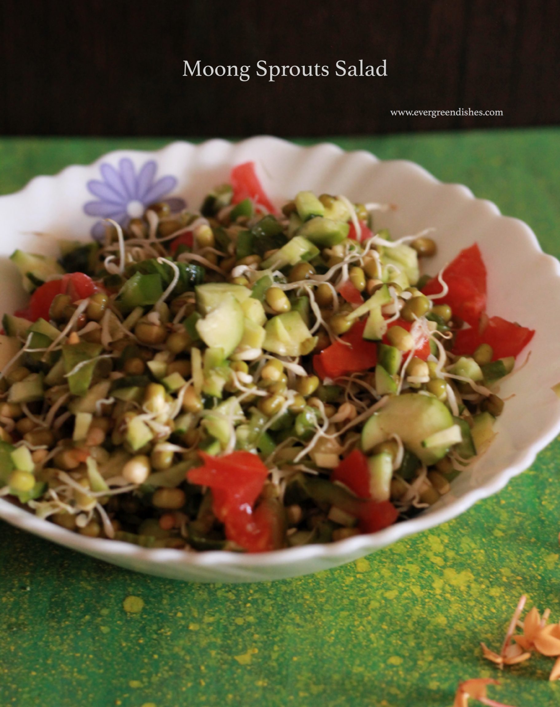 Sprouted Moong Salad