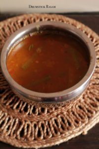 drumstick rasam Drumstick rasam