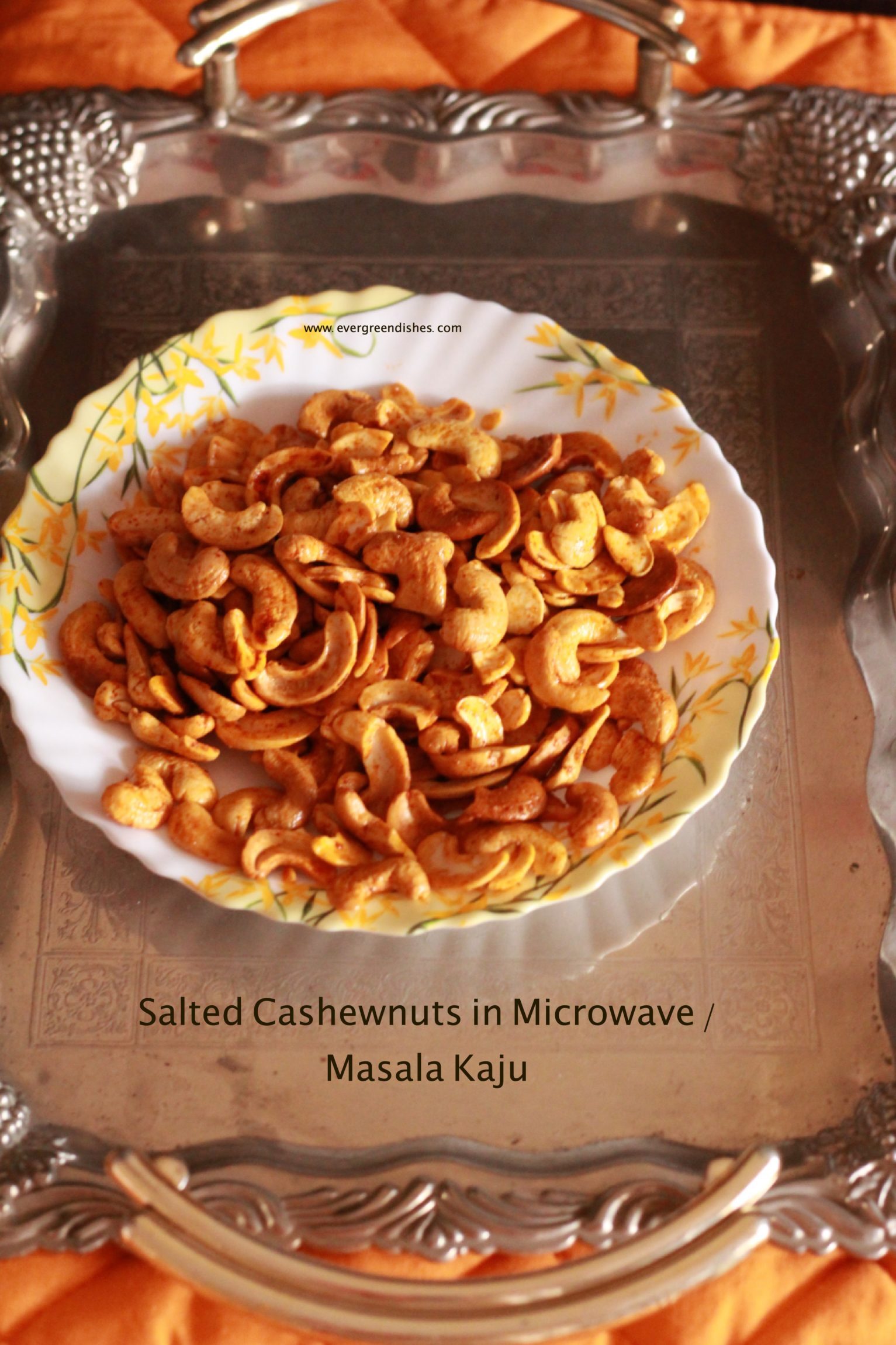 salted cashew nut / masala kaju