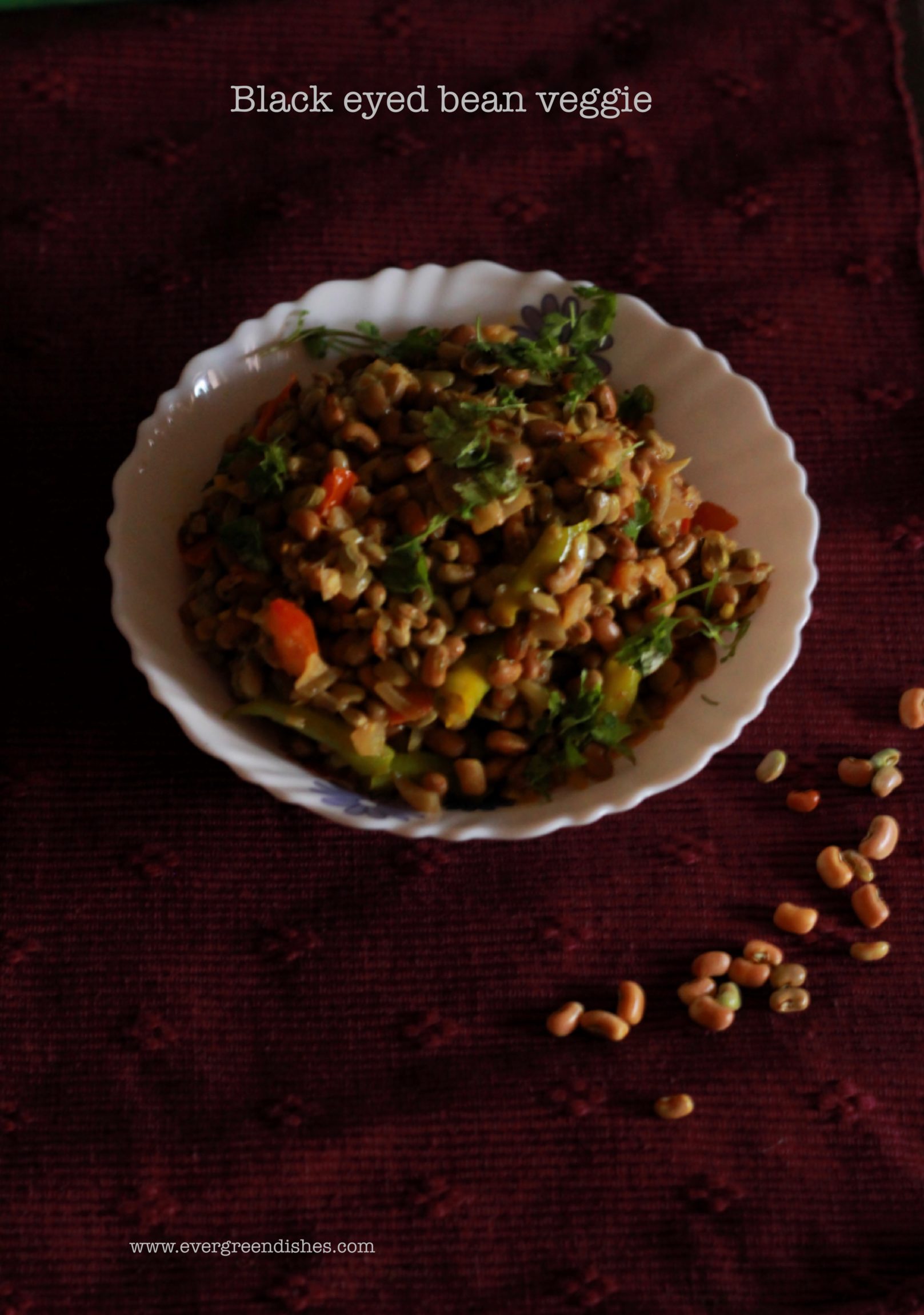 black eyed pea stir fry