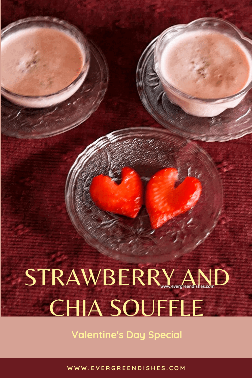 strawberry and chia souffle