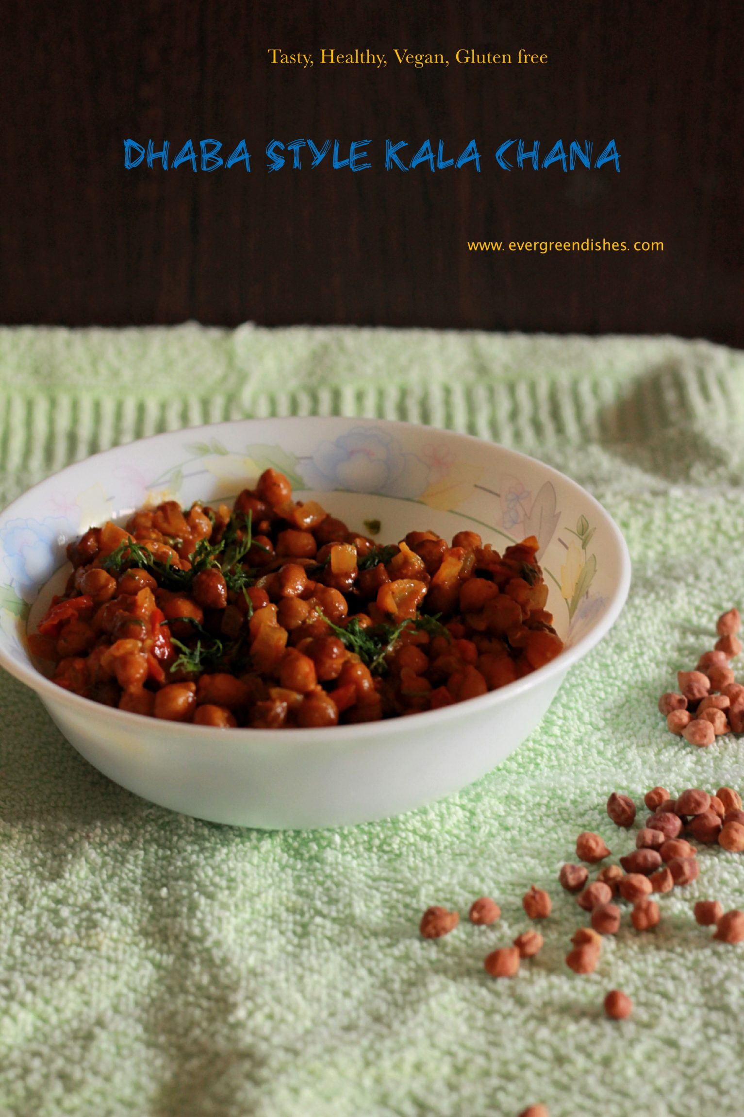 dhaba style kala chana
