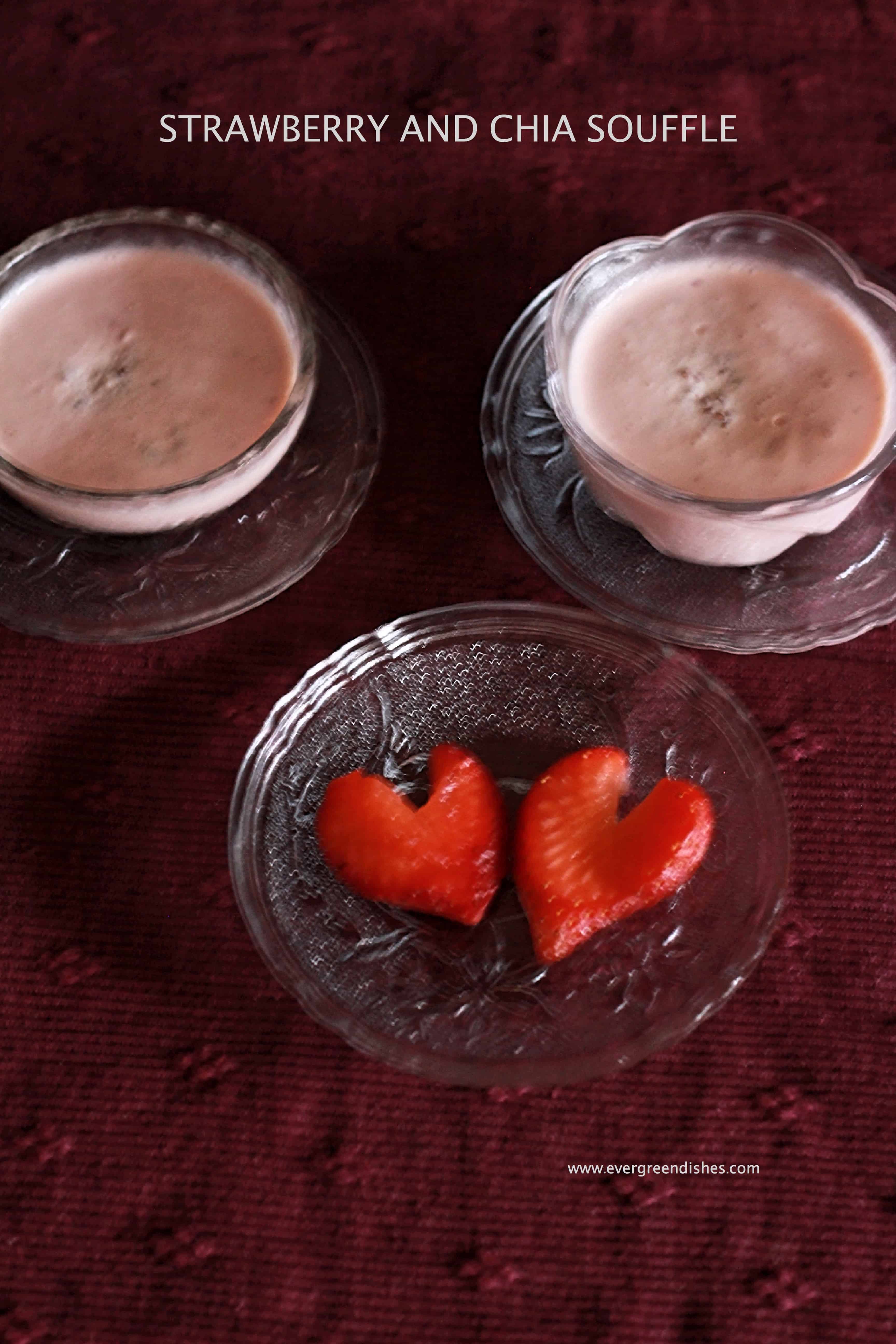 Strawberry and Chia Souffle