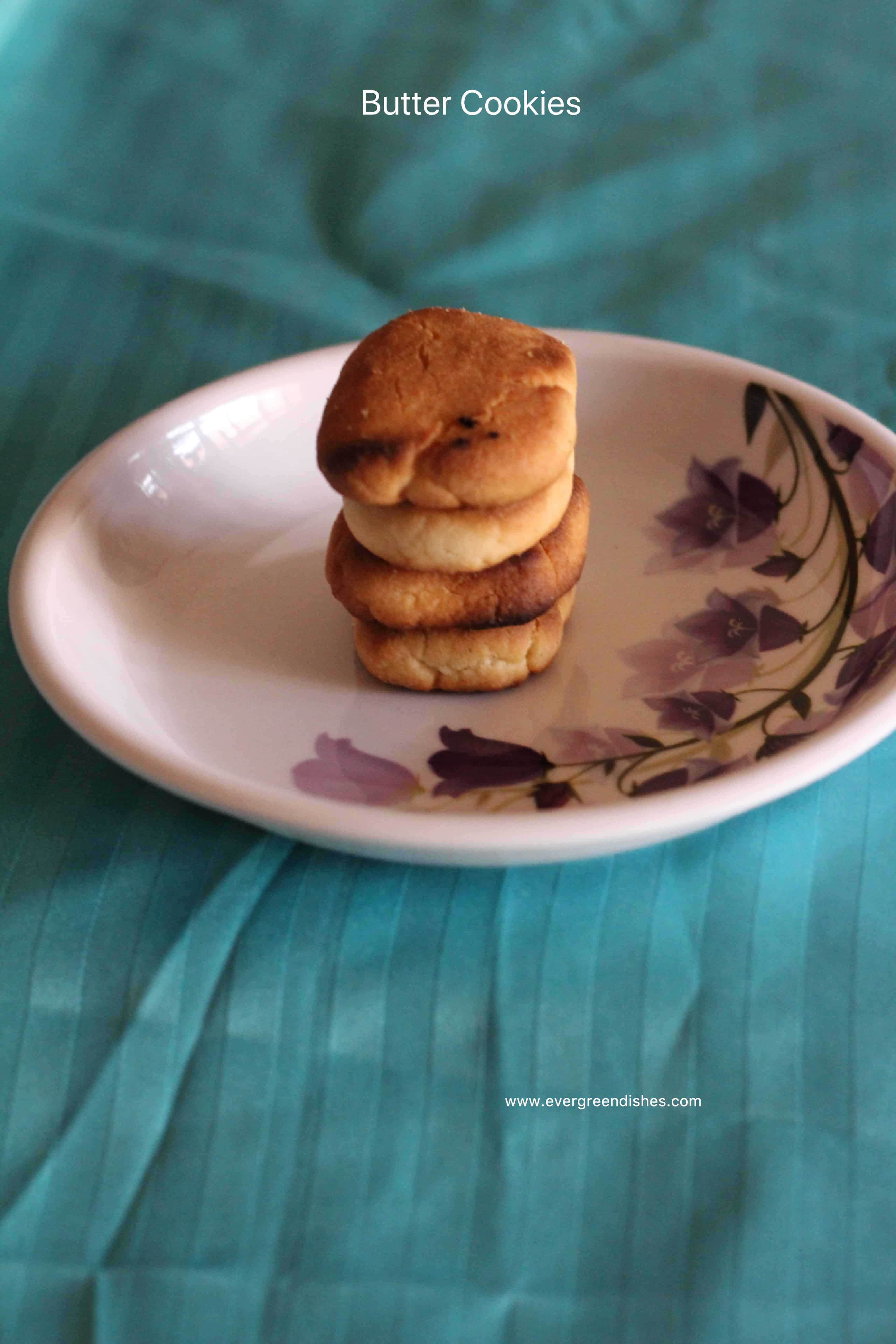 Butter Cookies / how to make eggless butter cookies
