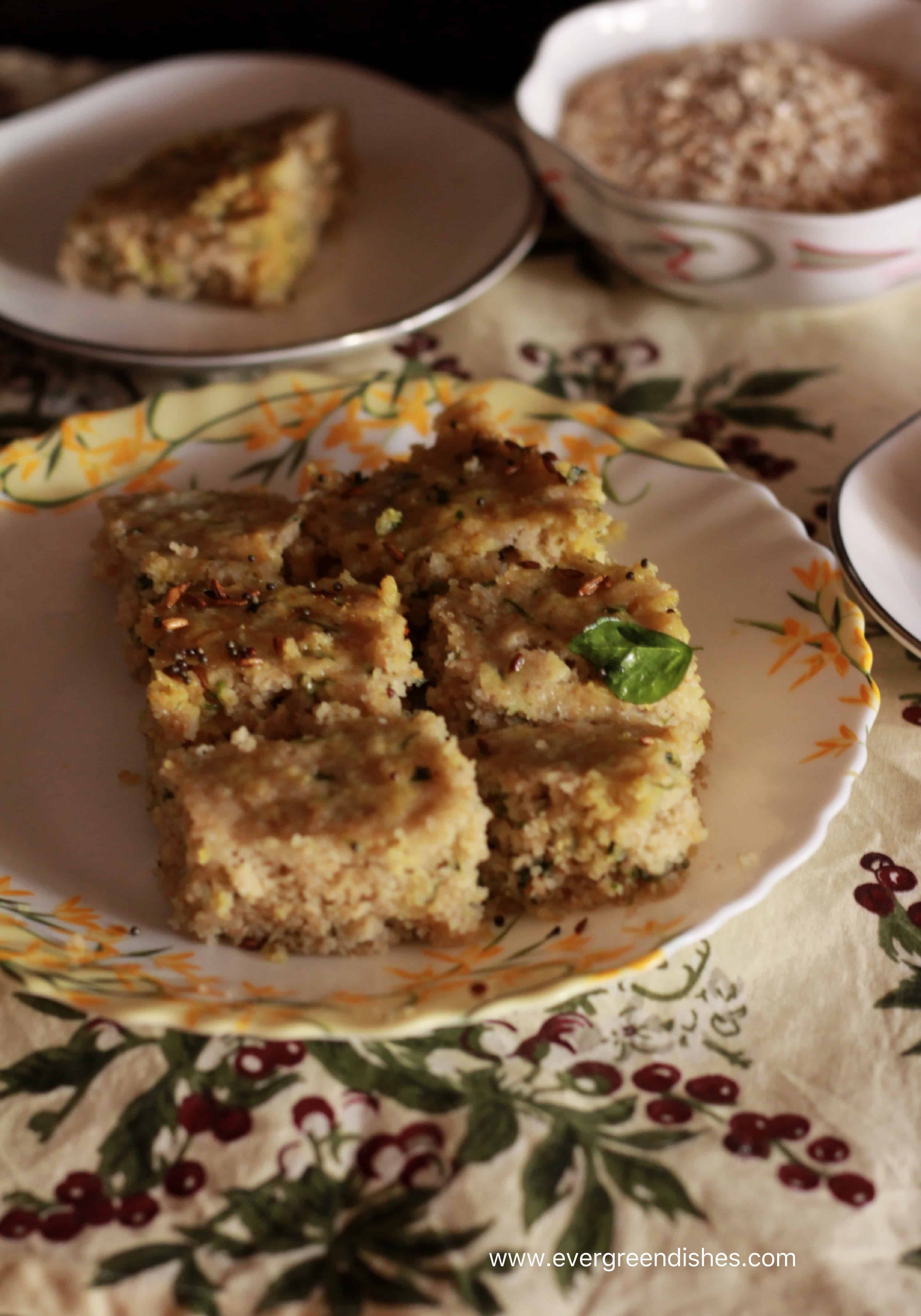 Oats Dhokla / how to make instant oats dhokla