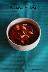 papaya halwa