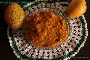 mango jam with chia seed