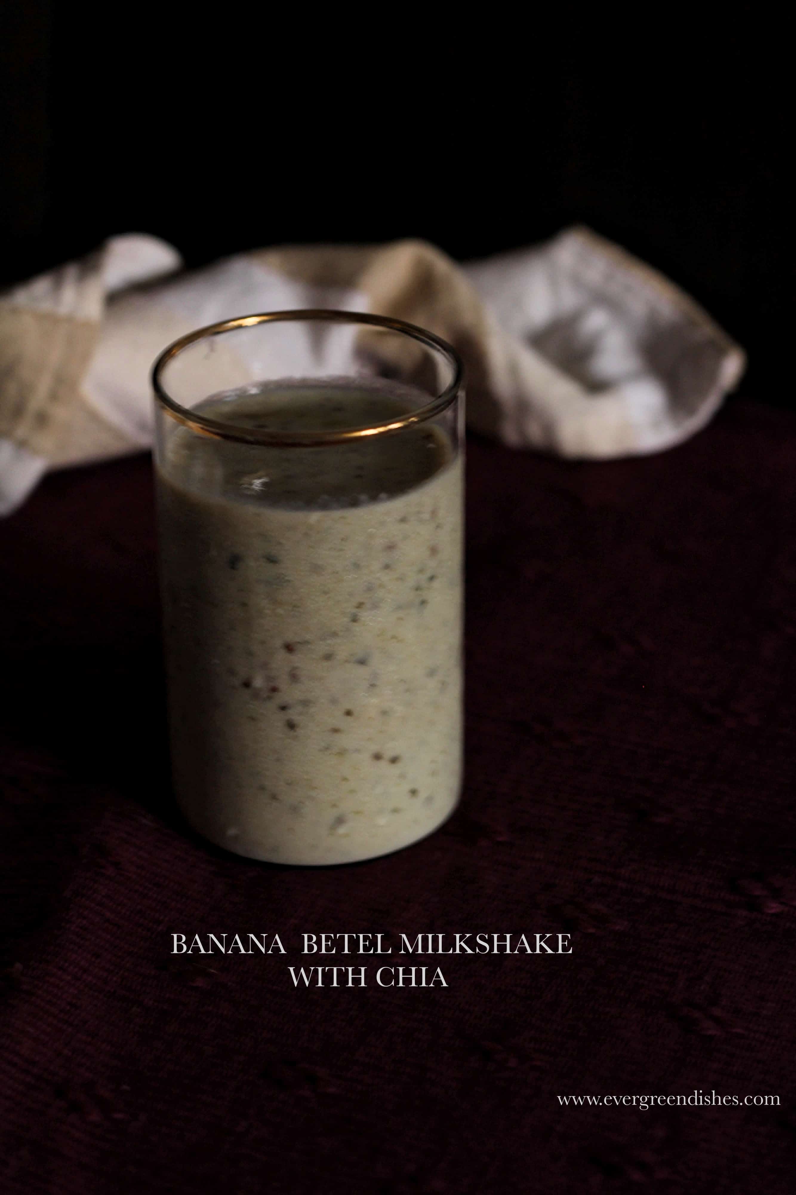 banana betel milkshake