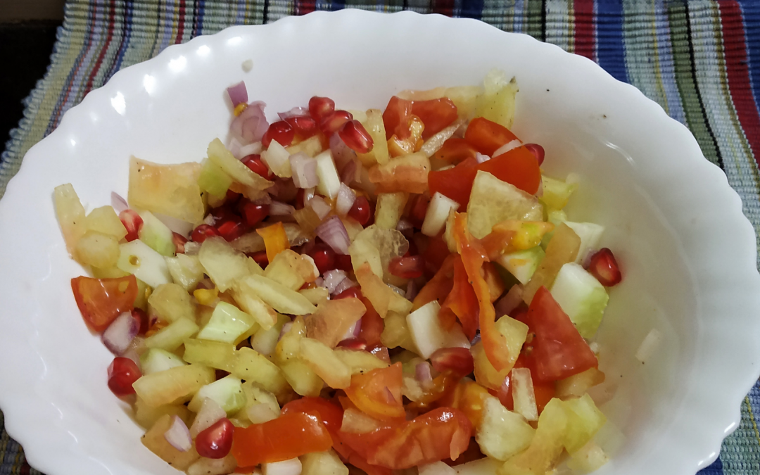Watermelon Rind Salad