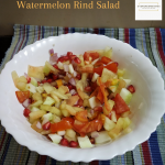 watermelon rind salad