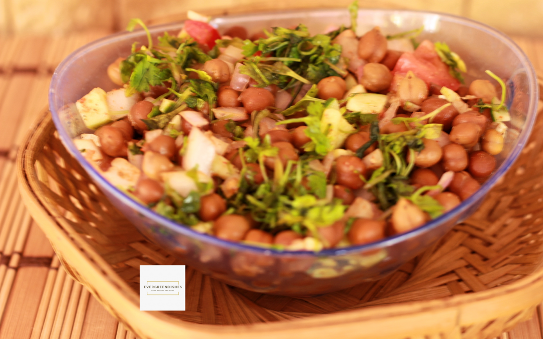 Kala Chana Salad | Black Chickpea Salad | Kala Chana Chaat