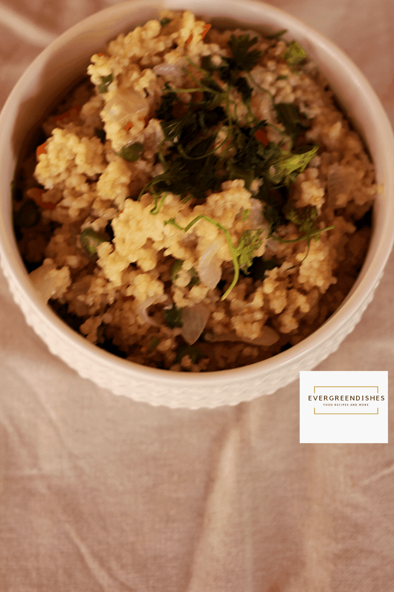 millet pulao / foxtail millet pulao