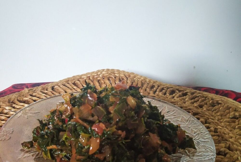 Amaranth leaves Stir Fry | Rajgiri Soppu Palya