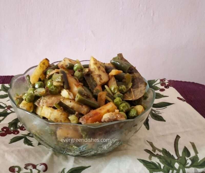 Bengali Mixed Vegetable Dry Sabzi