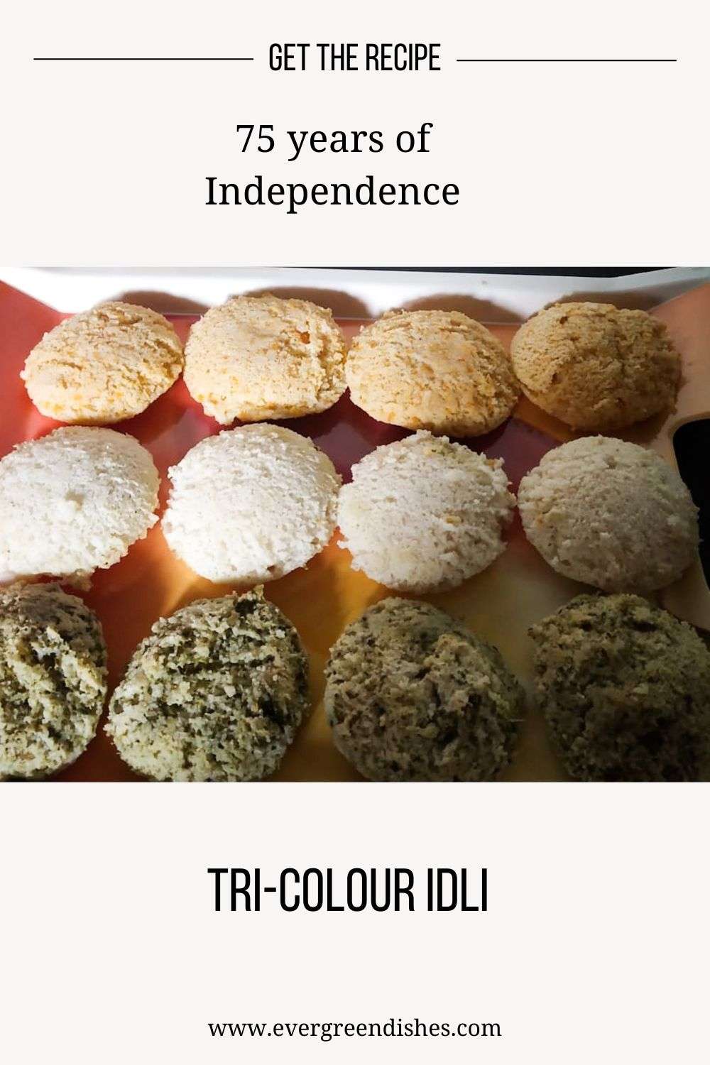 tri-colour idli