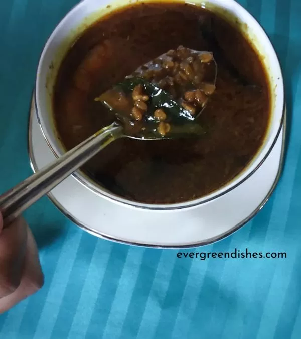 Menthe Gojju | Sprouted Fenugreek Curry