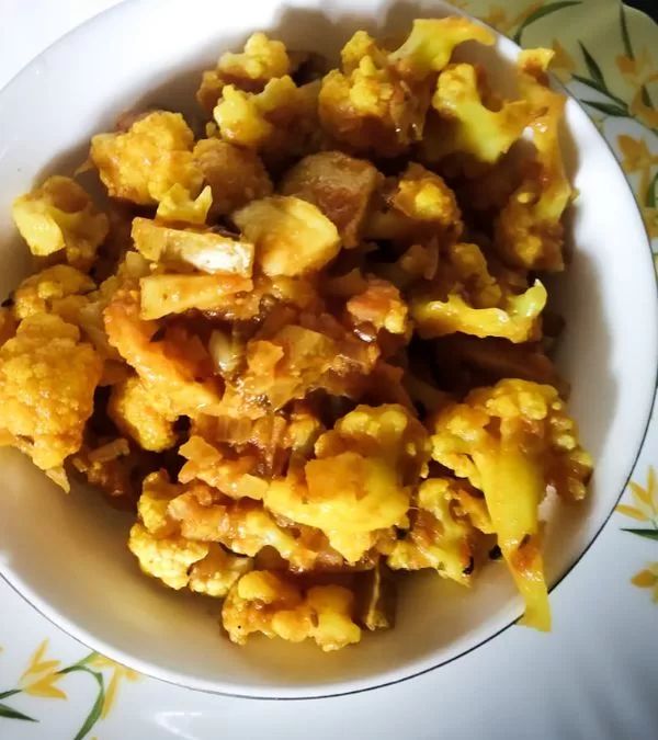 Aloo Gobhi | Potato Cauliflower Northern Style