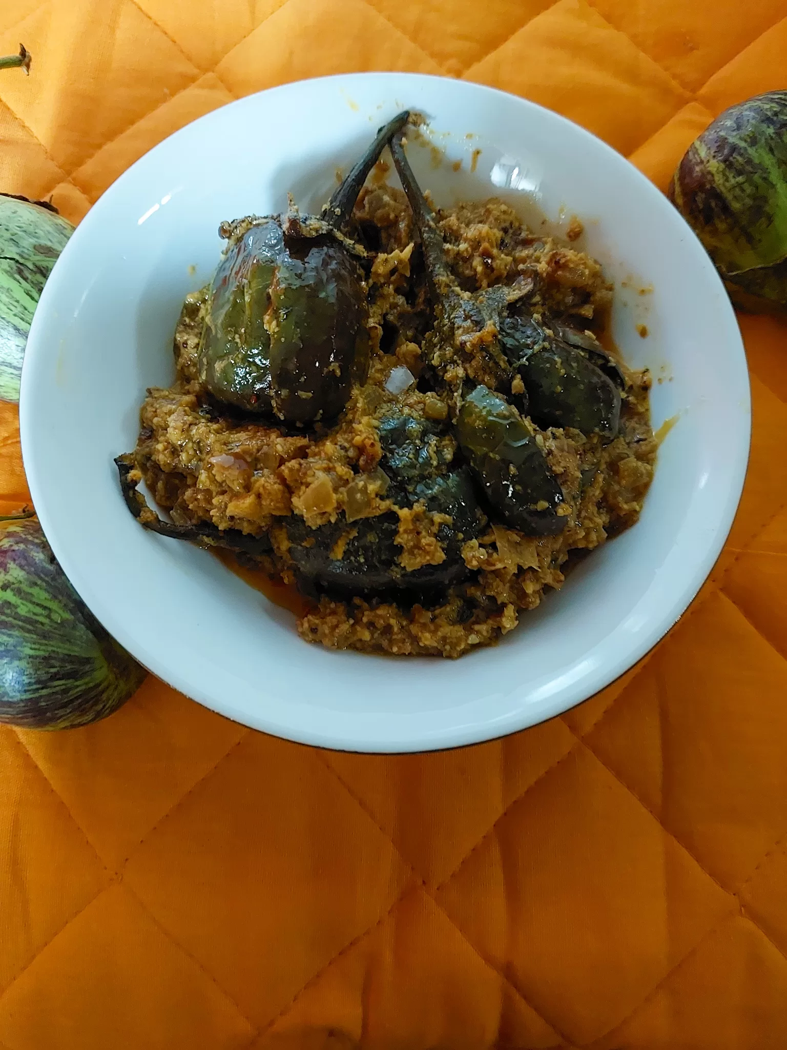 stuffed brinjal stuffed brinjal