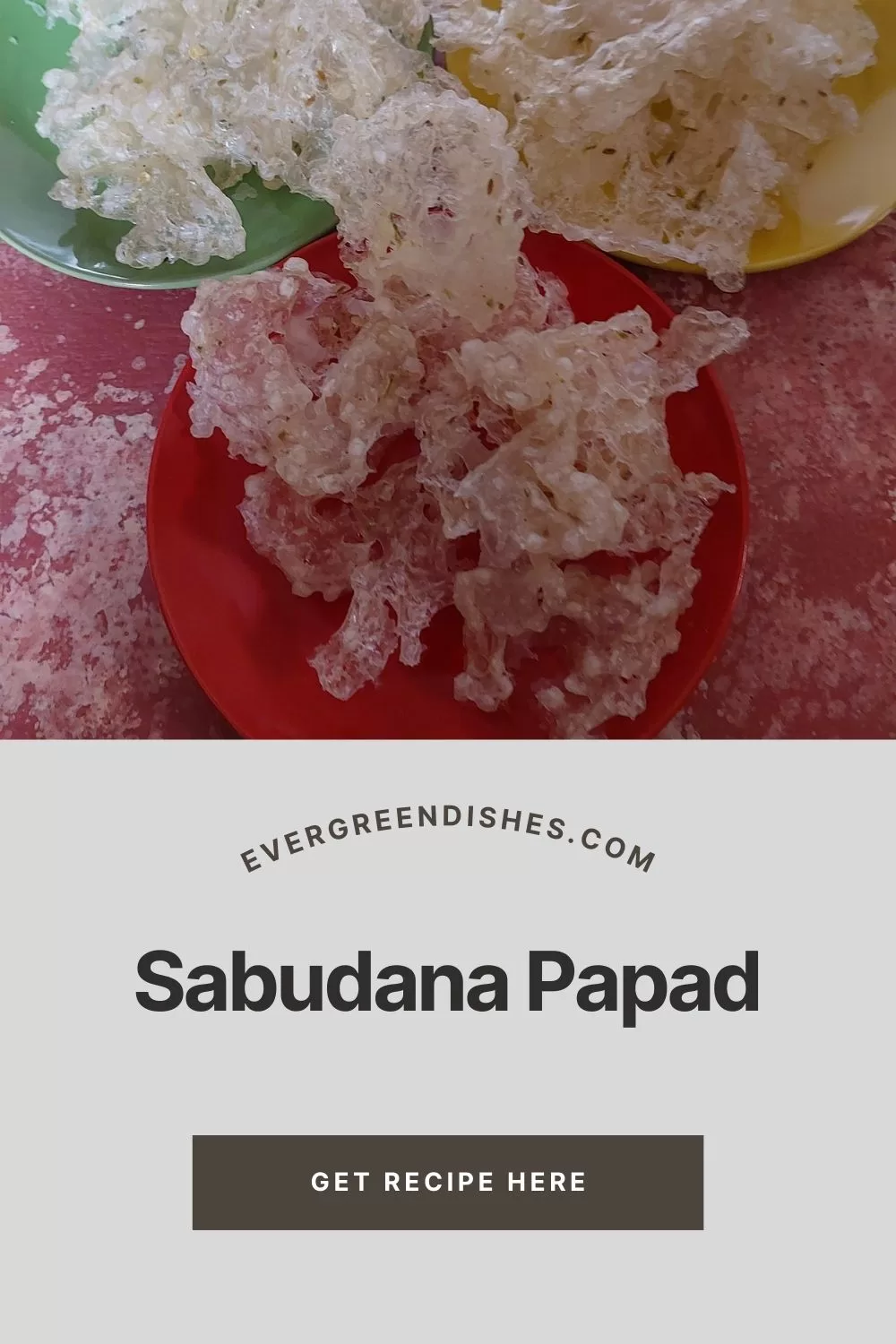 sabudana papad Sabudana Papad